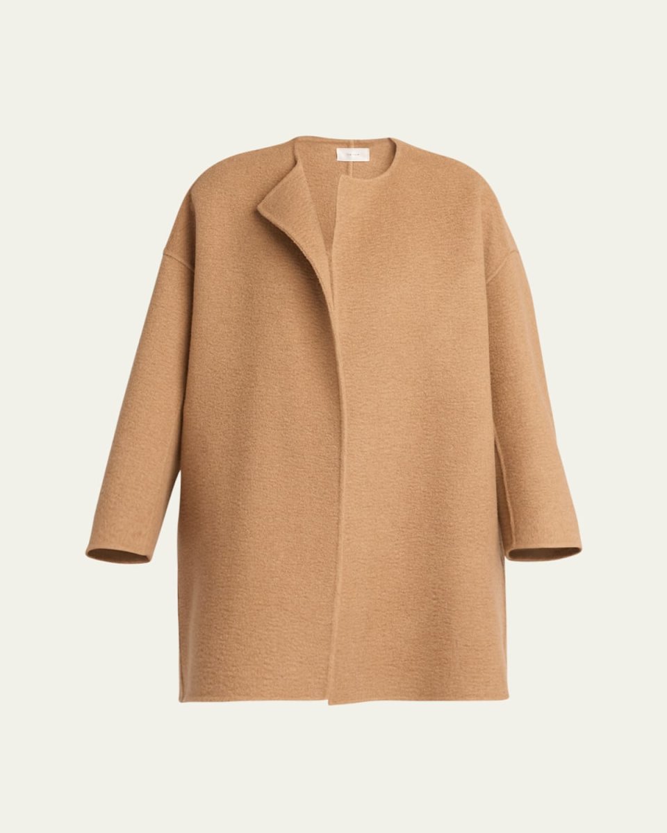 Verlain Silk-Wool Open Jacket